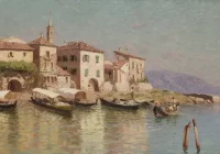 Фрагмент картины Николая Дубовского, «Исола деи Пескатори»